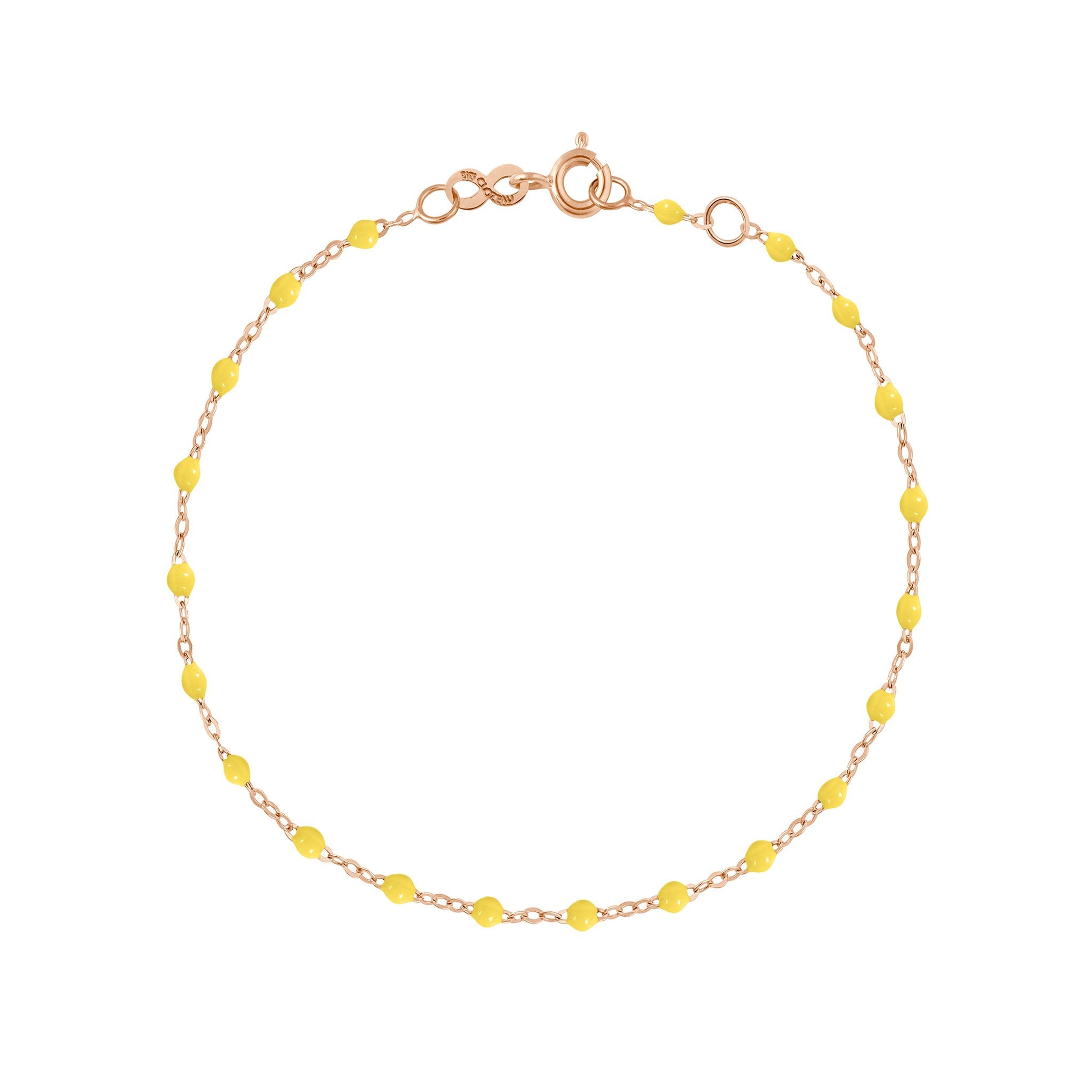 Gigi Clozeau - Classic Gigi Lemon bracelet, Rose Gold, 6.7"