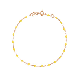 Gigi Clozeau - Classic Gigi Lemon bracelet, Rose Gold, 6.7"