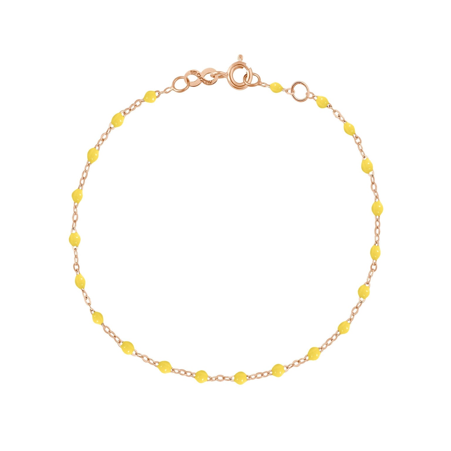 Gigi Clozeau - Classic Gigi Lemon bracelet, Rose Gold, 7.5"