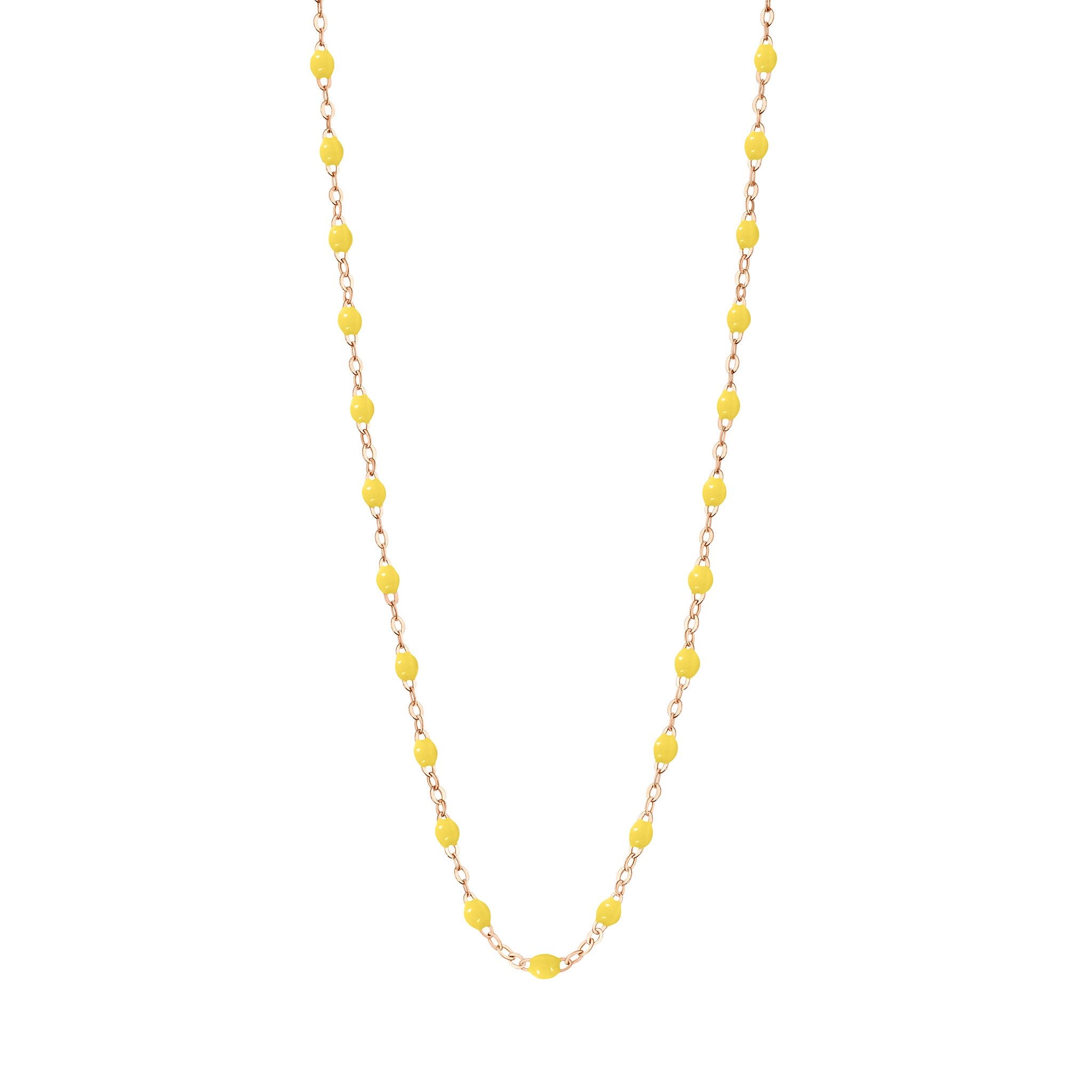 Gigi Clozeau - Classic Gigi Lemon necklace, Rose Gold, 16.5"