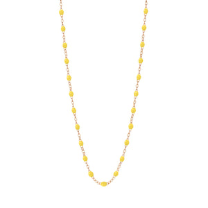 Gigi Clozeau - Classic Gigi Lemon necklace, Rose Gold, 16.5"