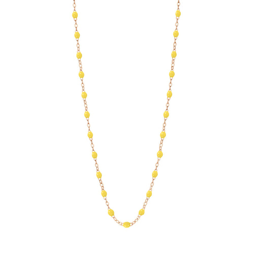 Gigi Clozeau - Classic Gigi Lemon necklace, Rose Gold, 19.7
