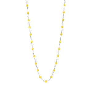 Gigi Clozeau - Classic Gigi Lemon necklace, White Gold, 16.5"