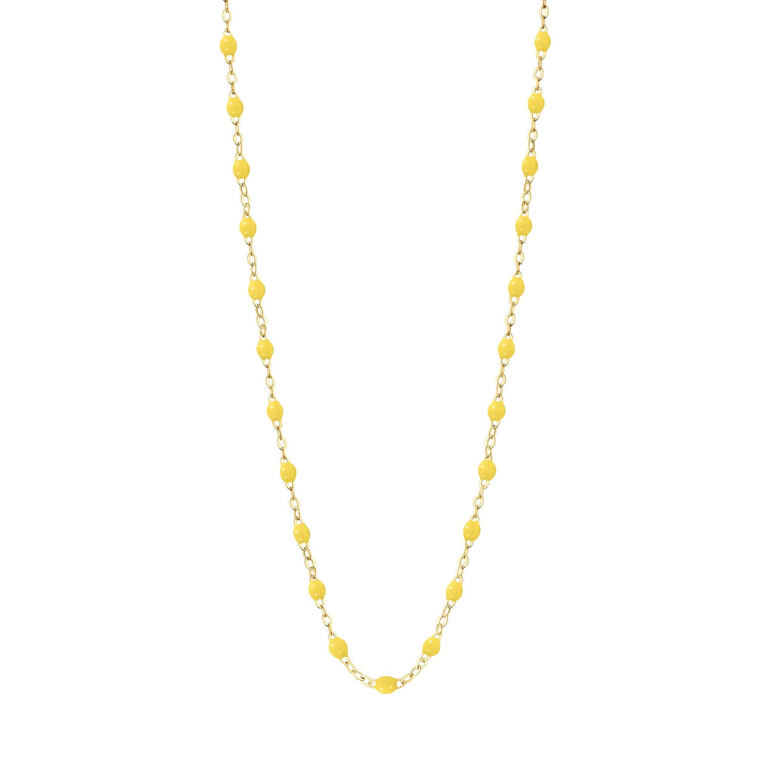 Gigi Clozeau - Classic Gigi Lemon necklace, Yellow Gold, 19.7"