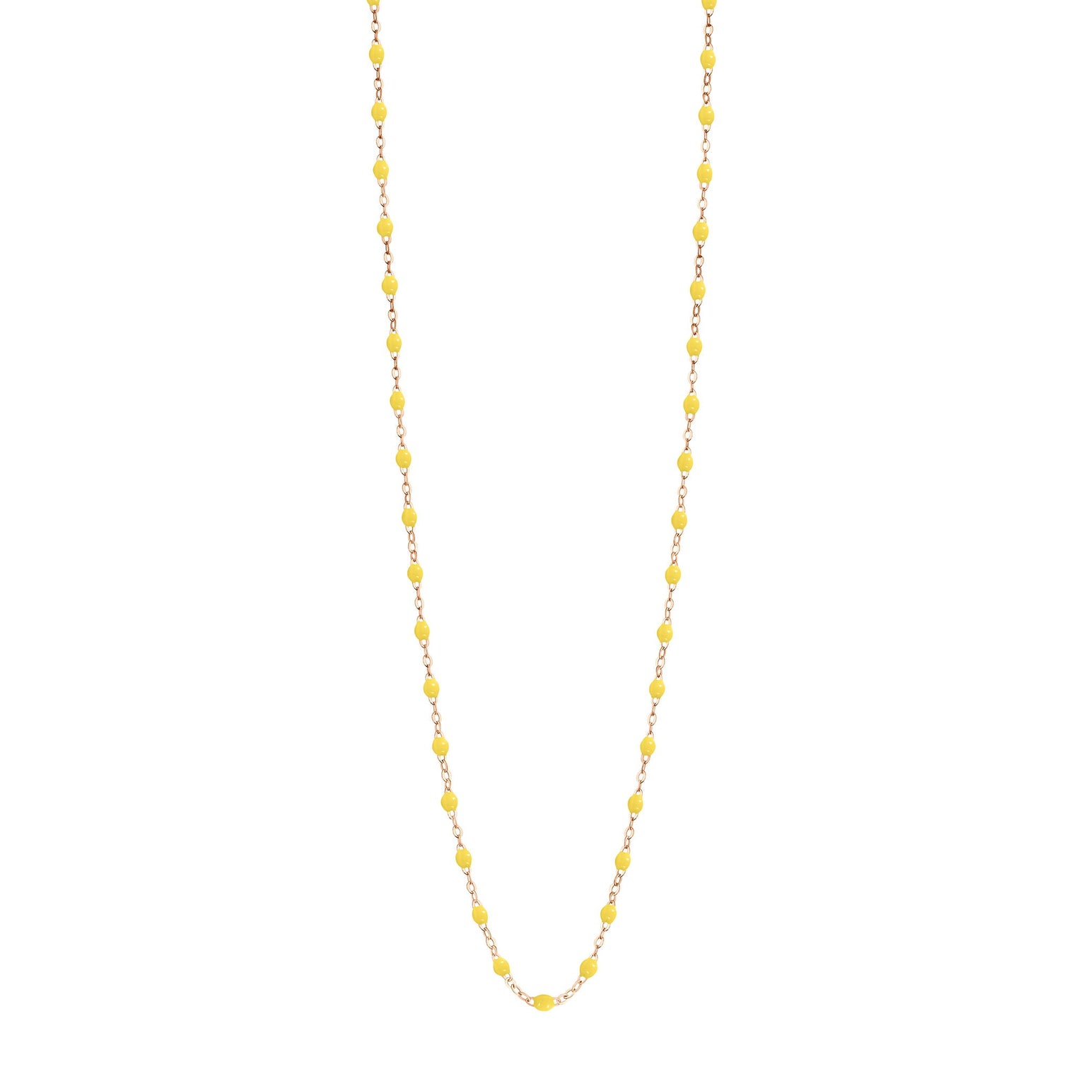 Gigi Clozeau - Classic Gigi Lemon sautoir, Rose Gold, 34"