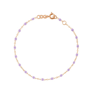Gigi Clozeau - Classic Gigi Lilac bracelet, Rose Gold, 5.9"
