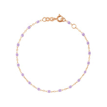 Gigi Clozeau - Classic Gigi Lilac bracelet, Rose Gold, 7.5"