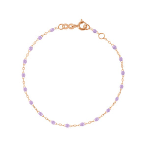Gigi Clozeau - Classic Gigi Lilac bracelet, Rose Gold, 7.1"