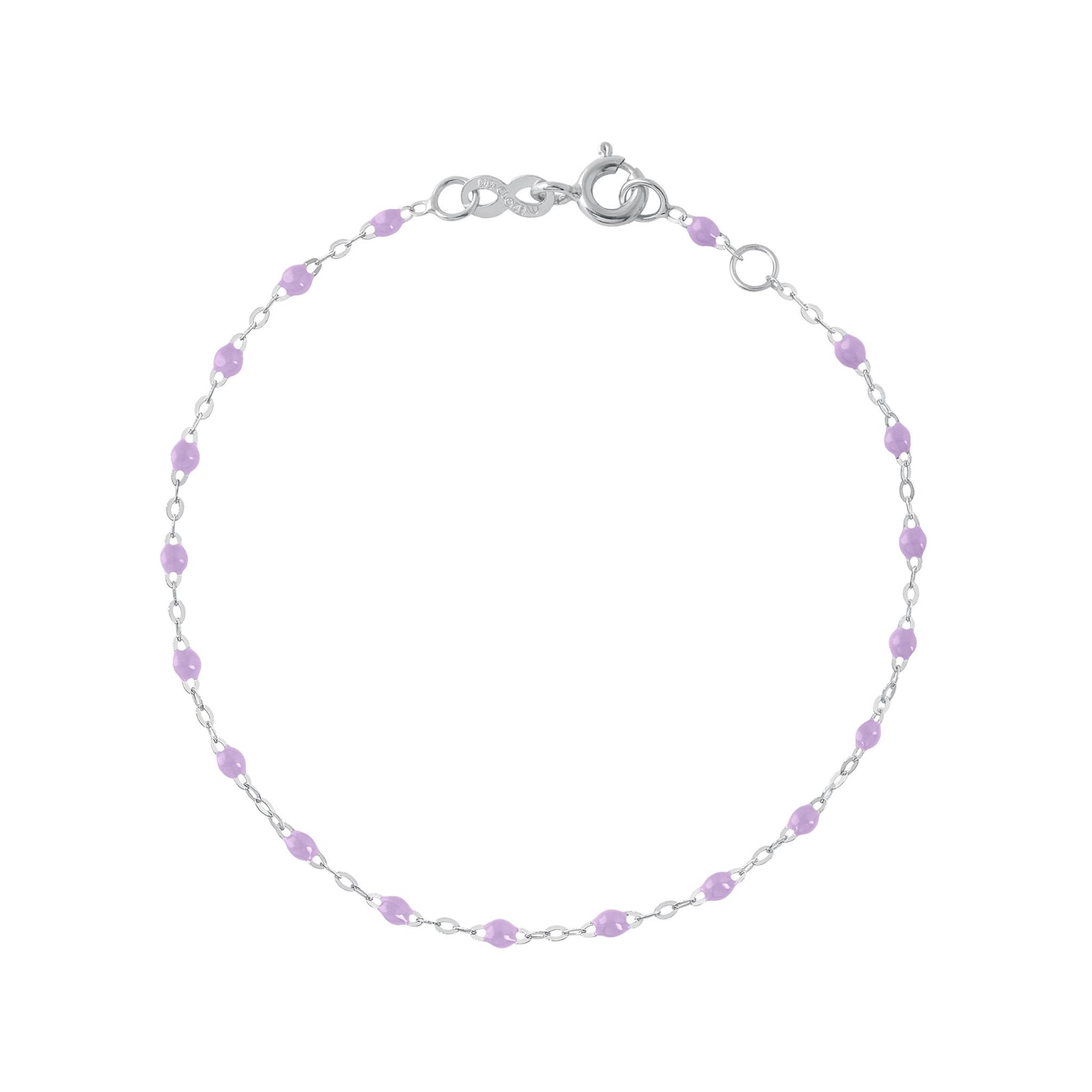 Gigi Clozeau - Classic Gigi Lilac bracelet, White Gold, 5.9"