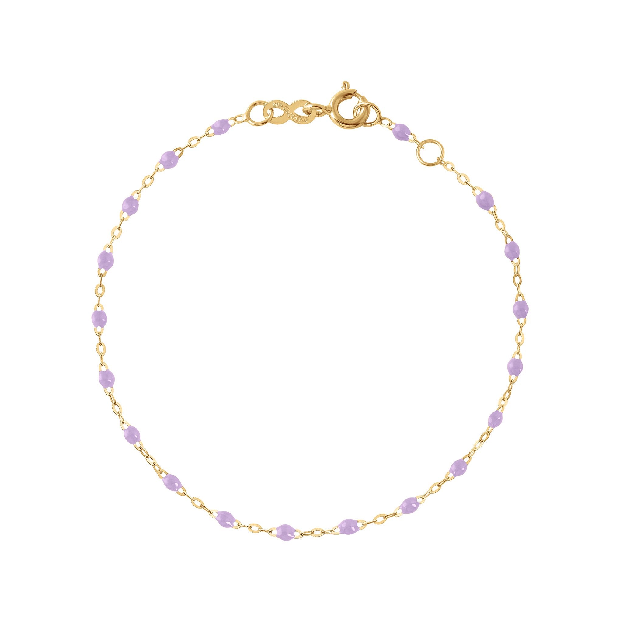 Gigi Clozeau - Classic Gigi Lilac bracelet, Yellow Gold, 6.7"