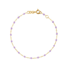 Gigi Clozeau - Classic Gigi Lilac bracelet, Yellow Gold, 7.5"