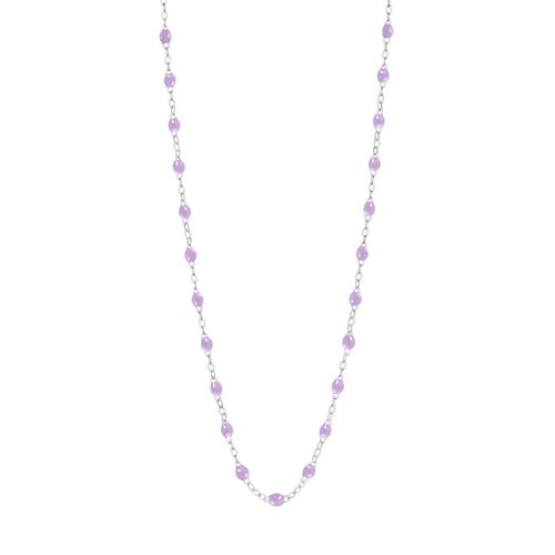 Gigi Clozeau - Classic Gigi Lilac necklace, White Gold, 16.5