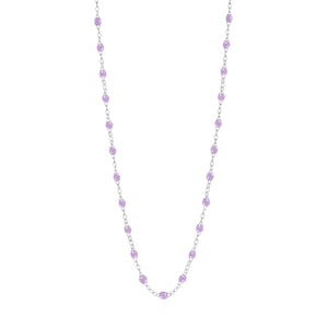 Gigi Clozeau - Classic Gigi Lilac necklace, White Gold, 16.5"