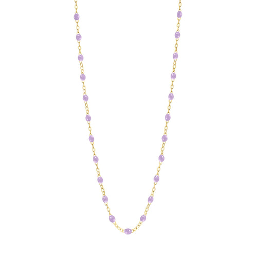 Gigi Clozeau - Classic Gigi Lilac necklace, Yellow Gold, 17.7