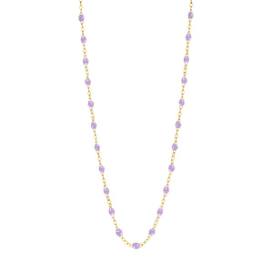 Gigi Clozeau - Classic Gigi Lilac necklace, Yellow Gold, 17.7"