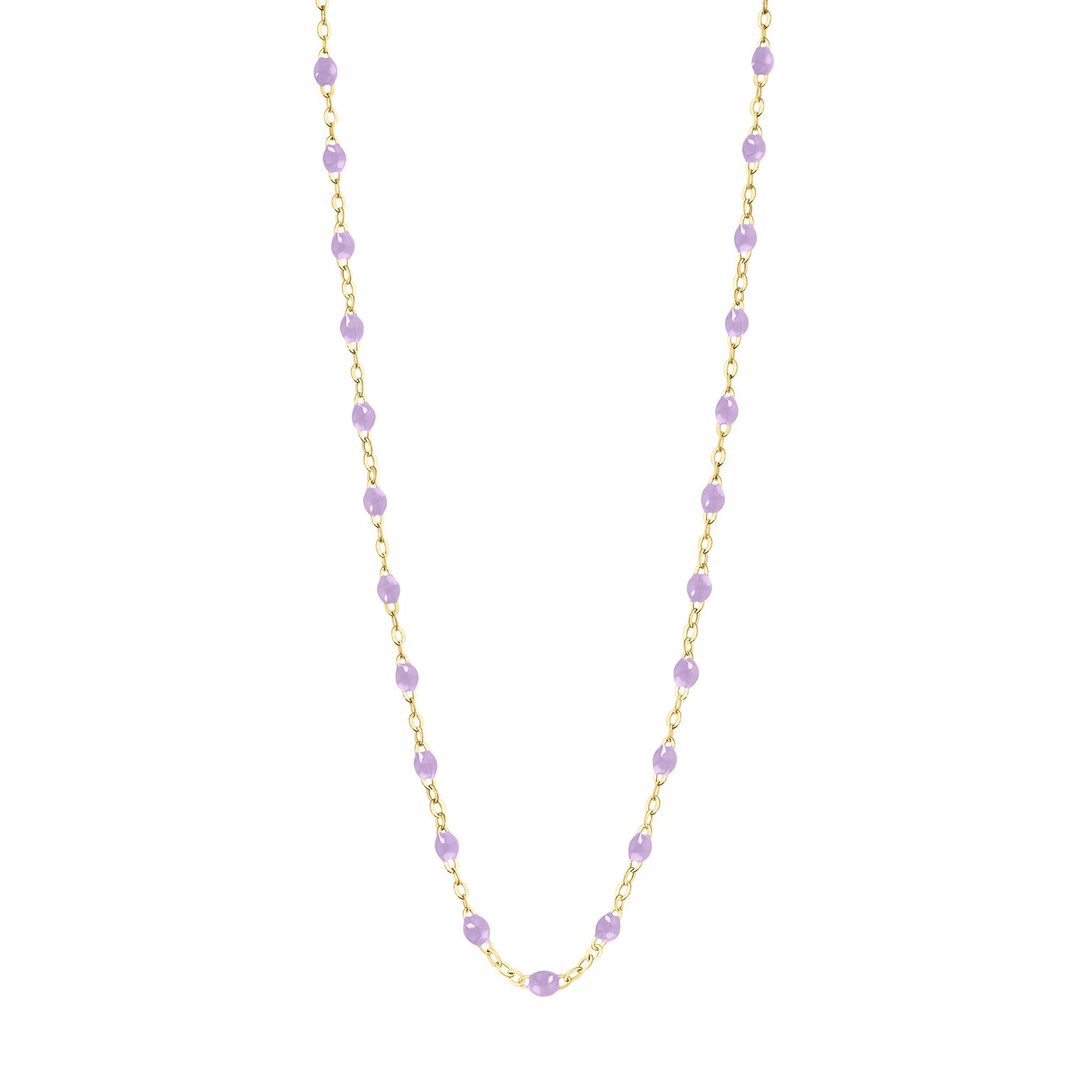 Classic Gigi Lilac necklace Yellow Gold 17.7