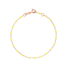 Gigi Clozeau - Classic Gigi Lime bracelet, Rose Gold, 7.1"