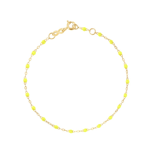Gigi Clozeau - Classic Gigi Lime bracelet, Yellow Gold, 6.7