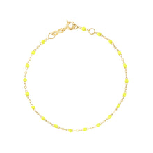 Gigi Clozeau - Classic Gigi Lime bracelet, Yellow Gold, 7.5"