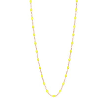 Gigi Clozeau - Classic Gigi Lime necklace, Rose Gold, 16.5"