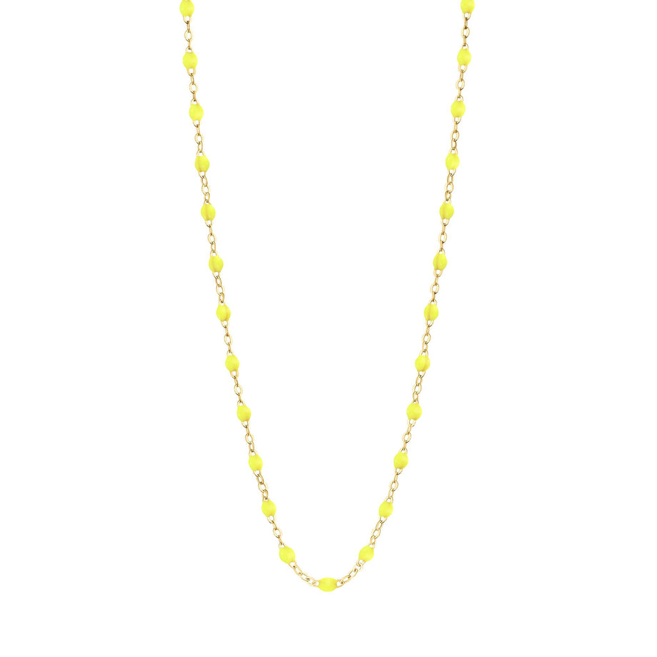 Gigi Clozeau - Classic Gigi Lime necklace, yellow gold, 16.5