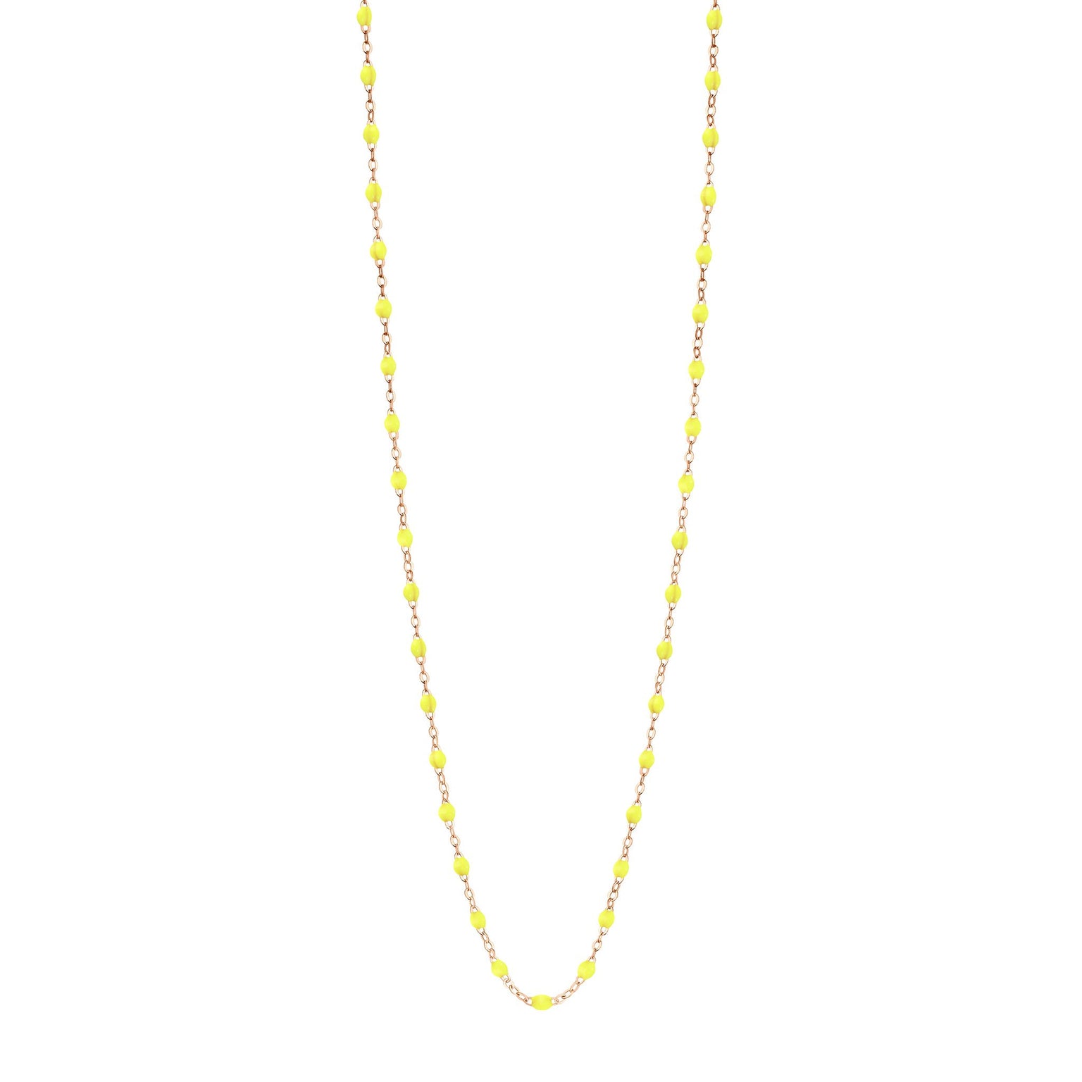 Gigi Clozeau - Classic Gigi Lime sautoir, Rose Gold, 23.6"