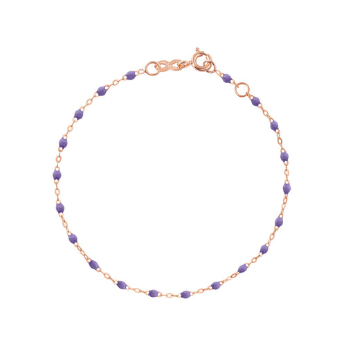 Gigi Clozeau - Classic Gigi Mauve bracelet, Rose Gold, 6.7