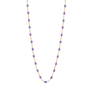 Gigi Clozeau - Classic Gigi Mauve necklace, Rose Gold, 16.5"