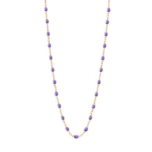 Gigi Clozeau - Classic Gigi Mauve necklace, Rose Gold, 19.7"