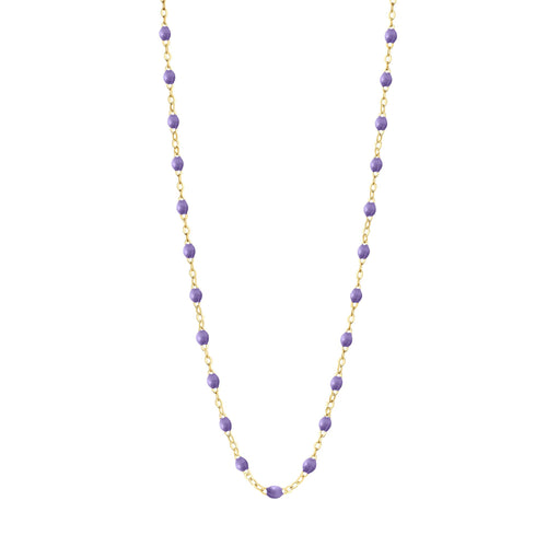 Gigi Clozeau - Classic Gigi Mauve necklace, yellow gold, 16.5
