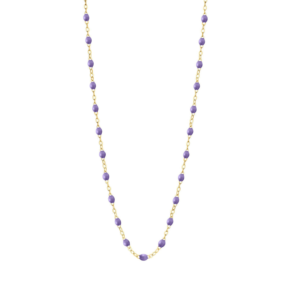 Gigi Clozeau - Classic Gigi Mauve necklace, yellow gold, 16.5