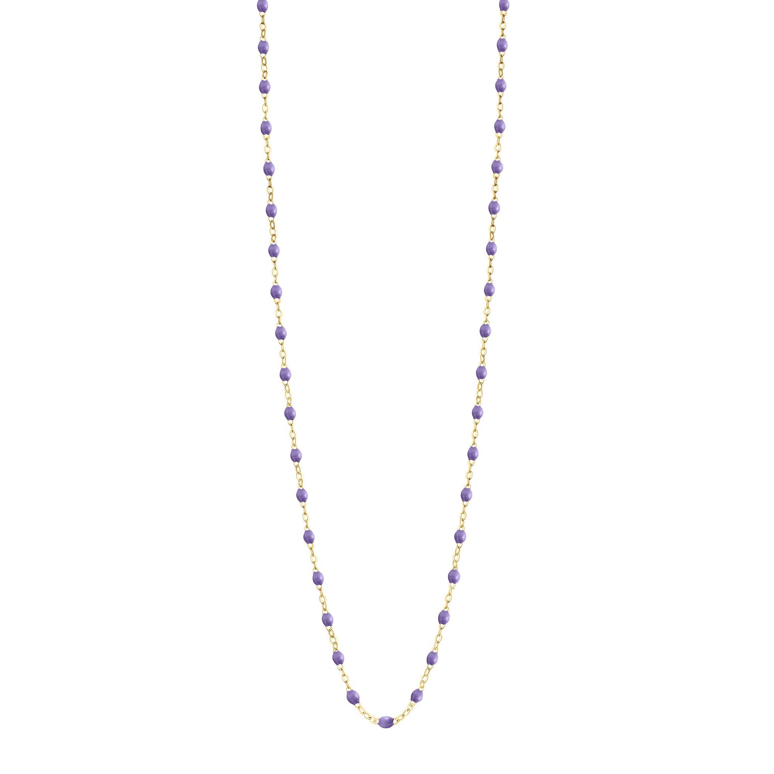 Gigi Clozeau - Classic Gigi Mauve sautoir, Yellow Gold, 23.6"