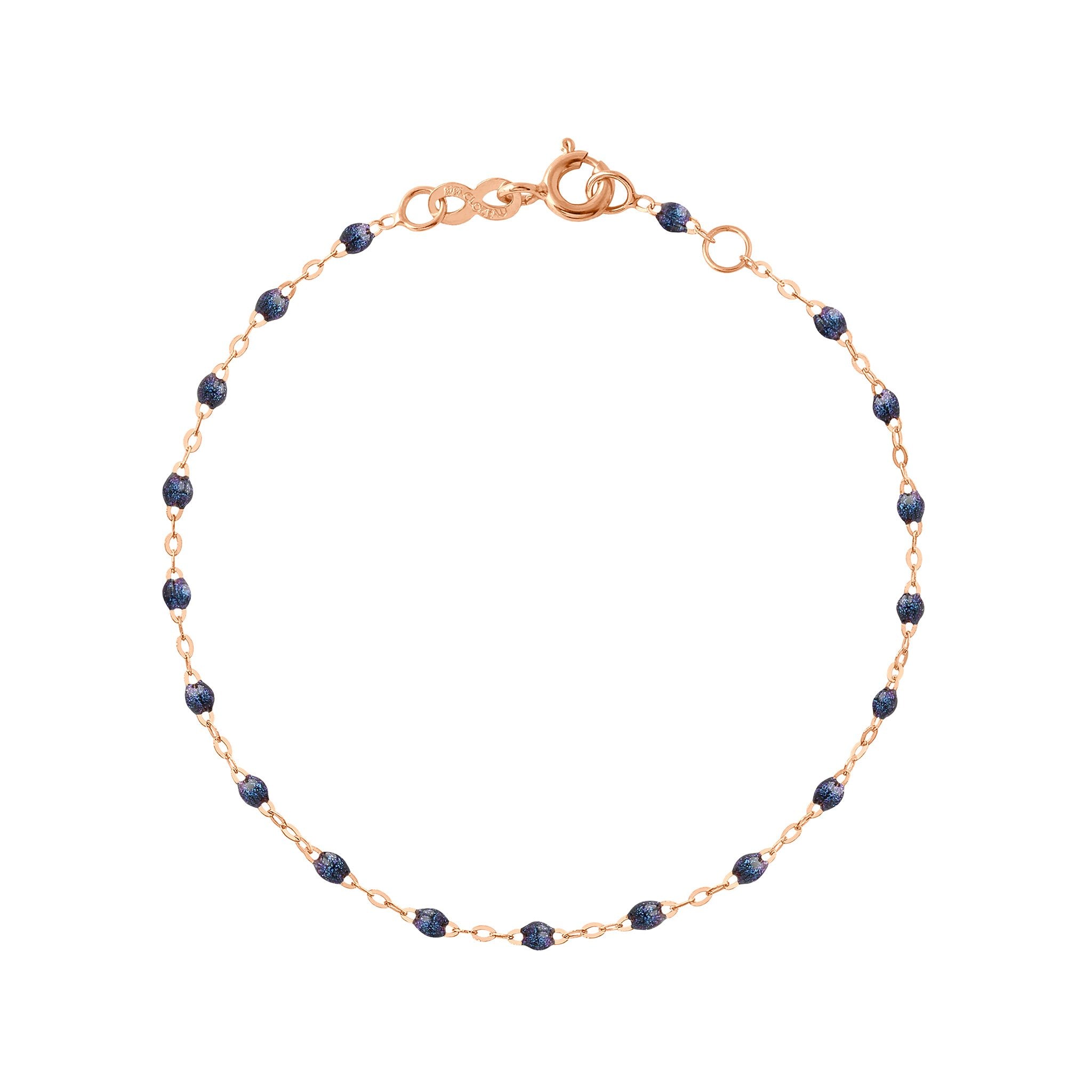Gigi Clozeau - Classic Gigi Midnight bracelet, Rose Gold, 7.1"