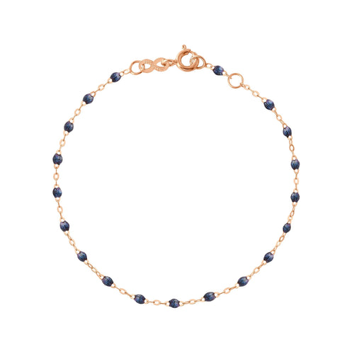 Gigi Clozeau - Classic Gigi Midnight bracelet, Rose Gold, 7.5