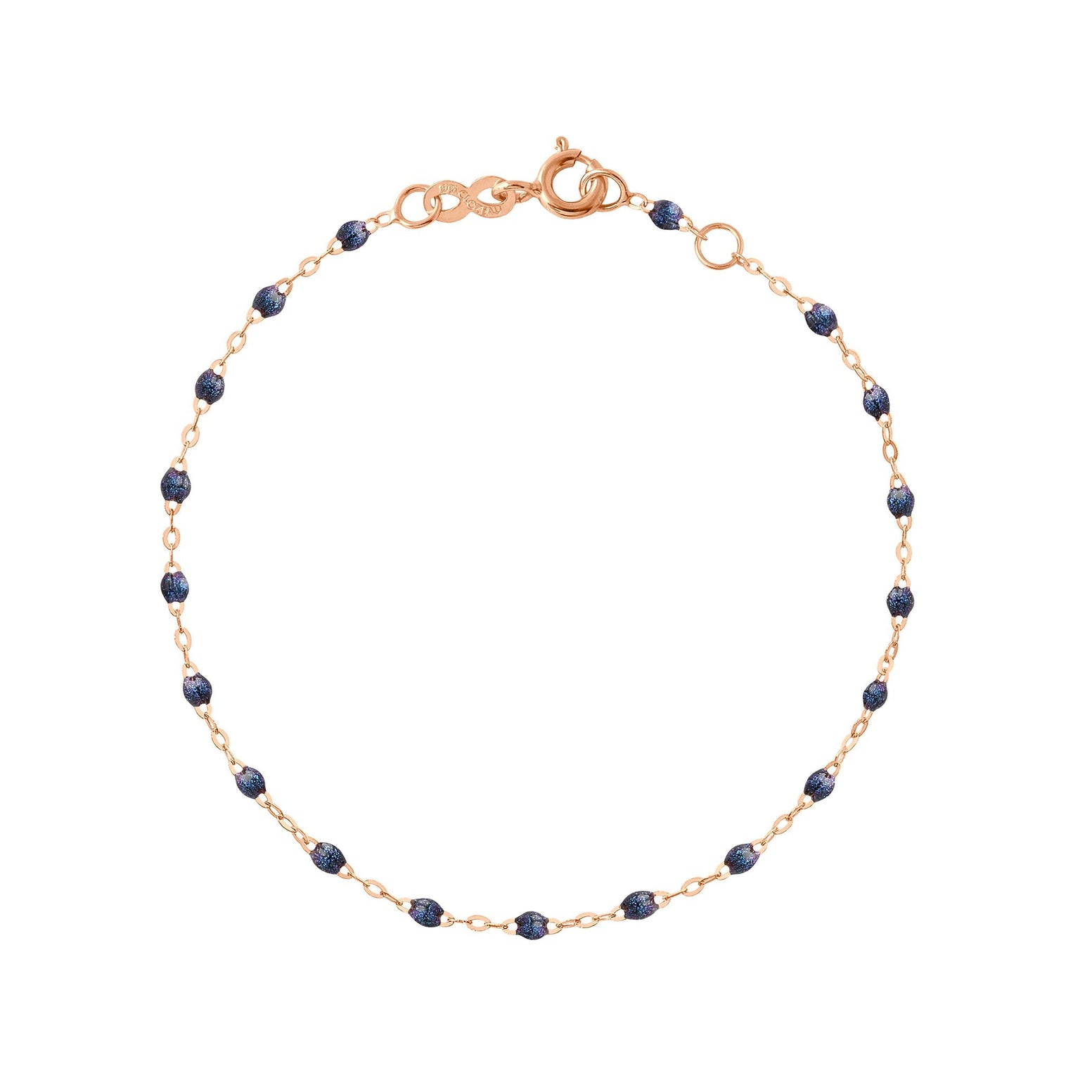 Gigi Clozeau - Classic Gigi Midnight bracelet, Rose Gold, 7.5"