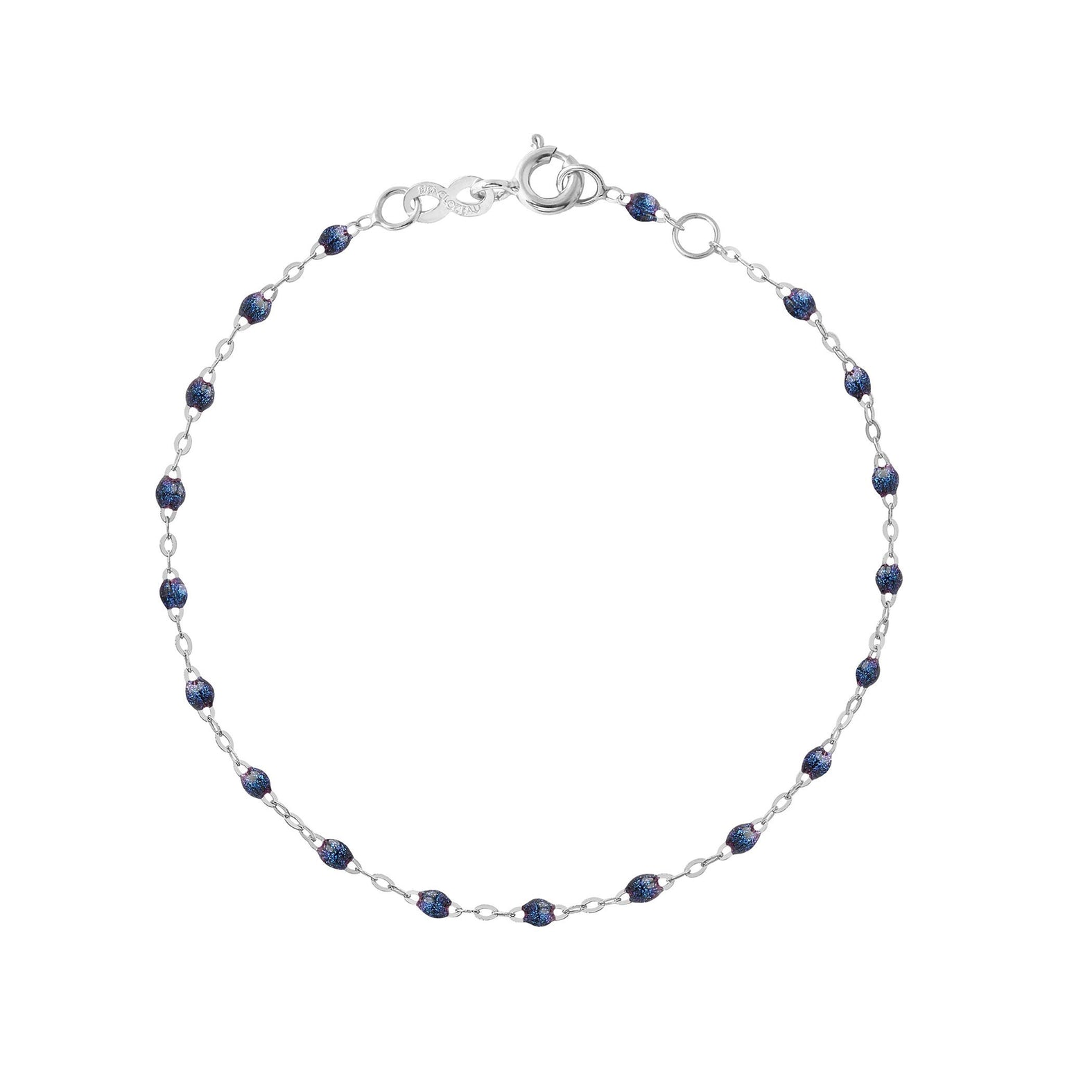 Gigi Clozeau - Classic Gigi Midnight bracelet, White Gold, 5.9"