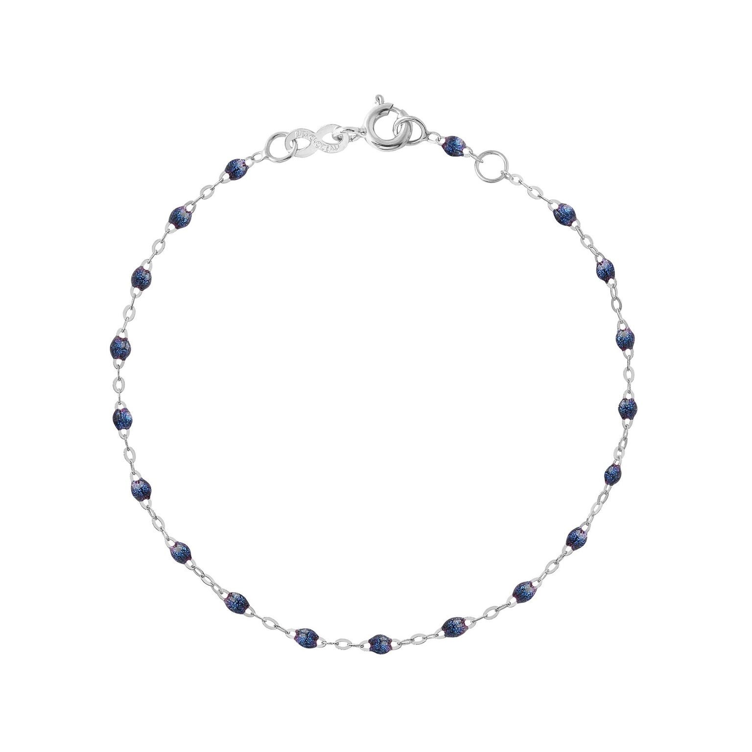 Gigi Clozeau - Classic Gigi Midnight bracelet, White Gold, 6.7"