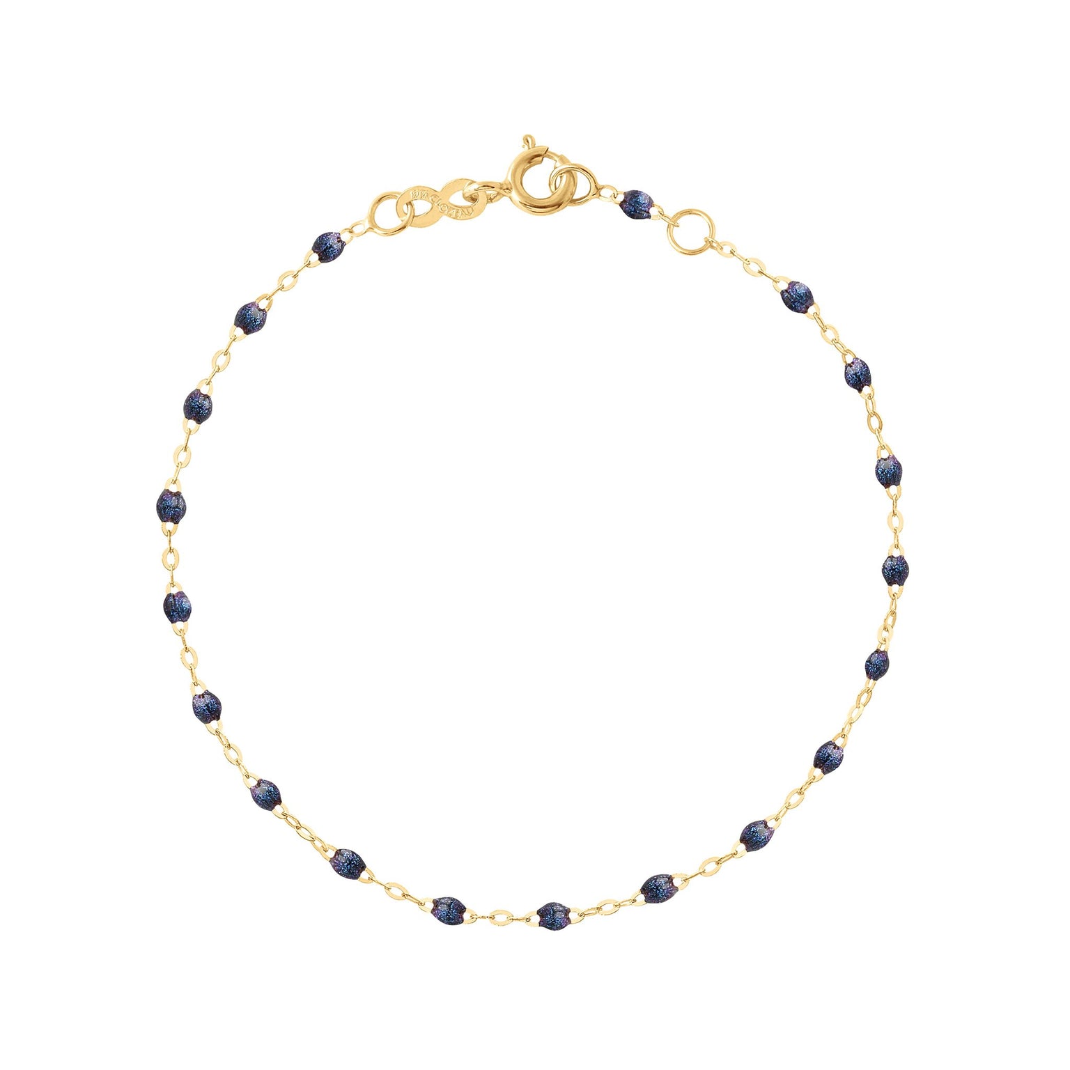 Gigi Clozeau - Classic Gigi Midnight bracelet, Yellow Gold, 6.7"