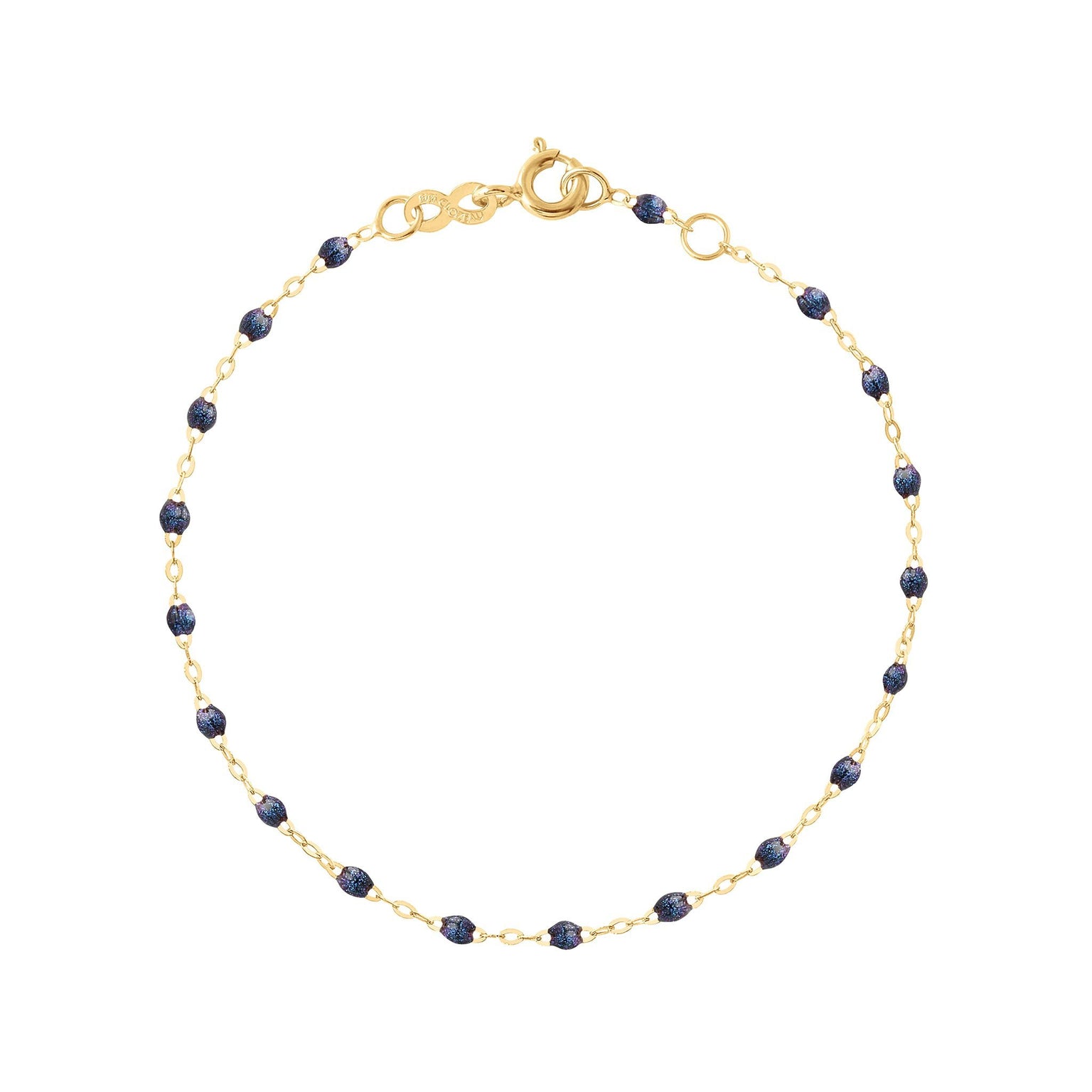 Gigi Clozeau - Classic Gigi Midnight bracelet, Yellow Gold, 5.9"