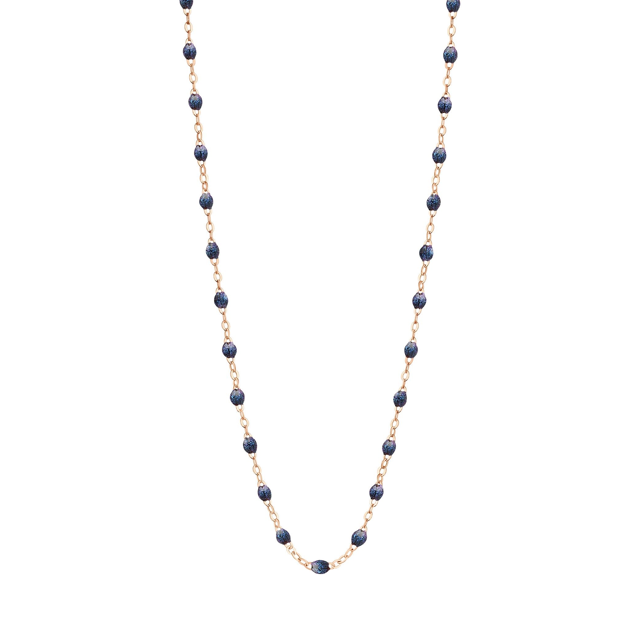 Gigi Clozeau - Classic Gigi Midnight necklace, Rose Gold, 17.7"