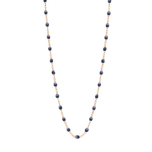 Gigi Clozeau - Classic Gigi Midnight necklace, Rose Gold, 17.7"