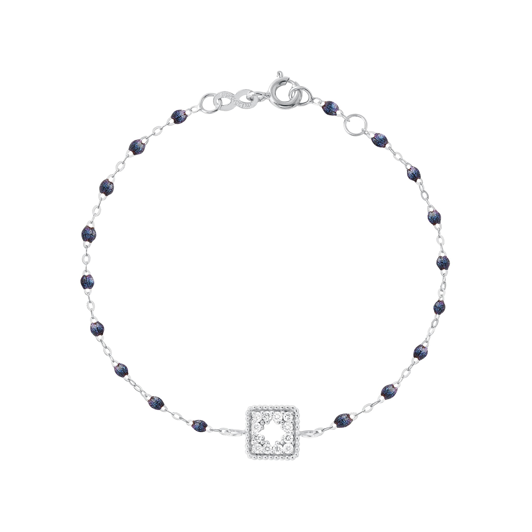 Gigi Clozeau - Classic Gigi Midnight Treasure Bracelet, White Gold, 6.7"