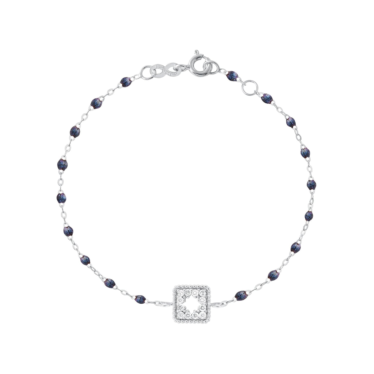 Gigi Clozeau - Classic Gigi Midnight Treasure Bracelet, White Gold, 6.7"