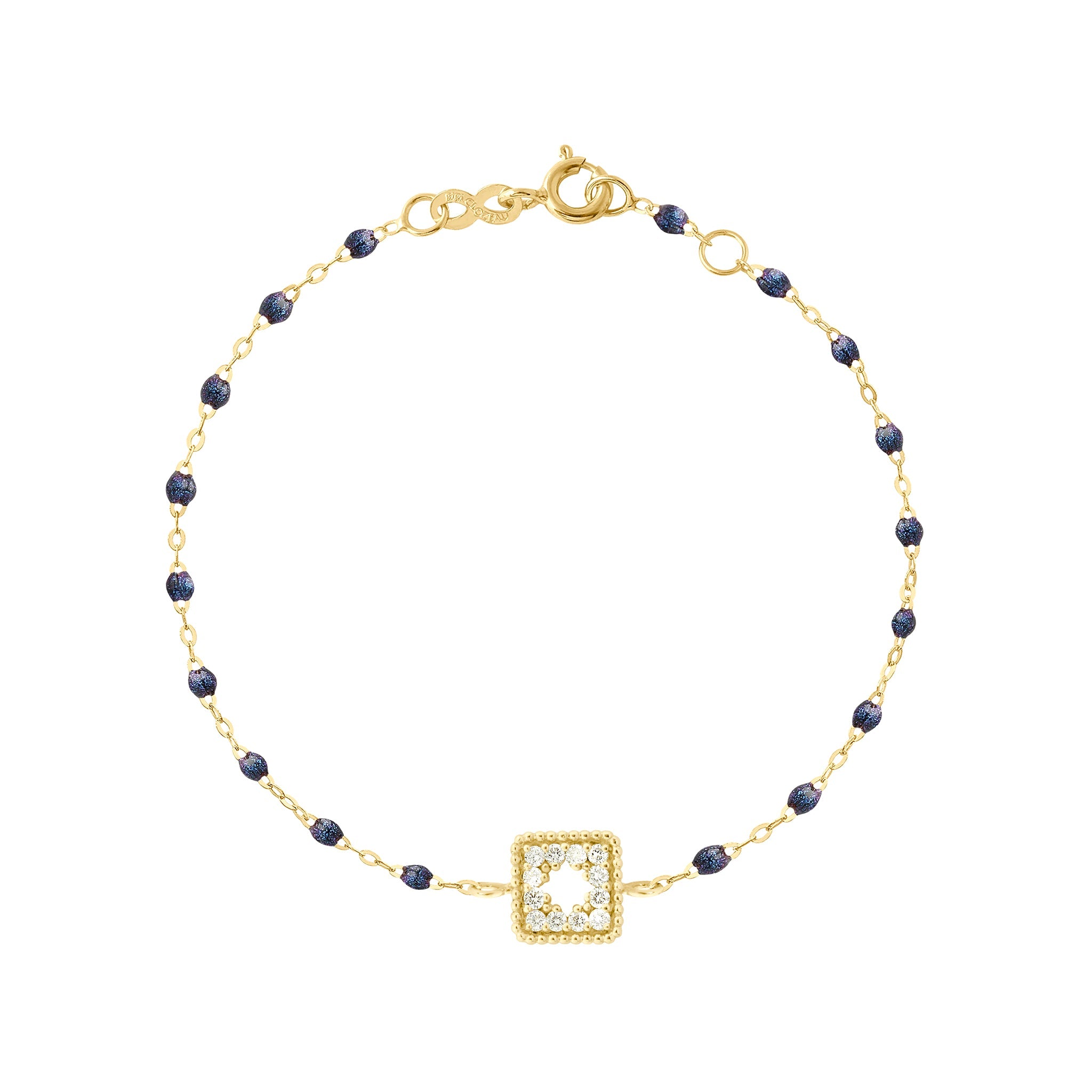 Gigi Clozeau - Classic Gigi Midnight Treasure Bracelet, Yellow Gold, 6.7"