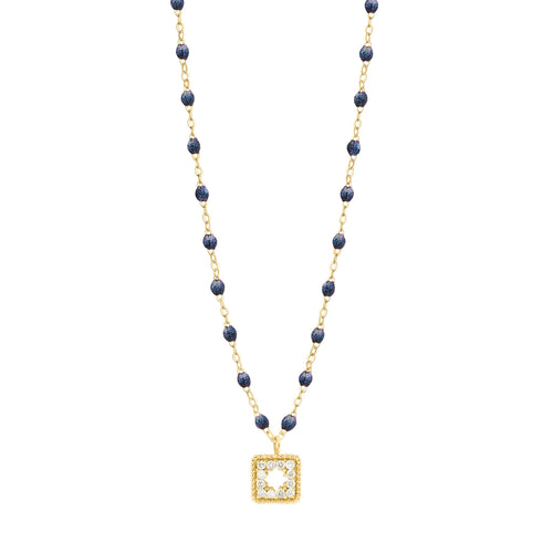 Gigi Clozeau - Classic Gigi Midnight Treasure Necklace, Yellow Gold, 16.5