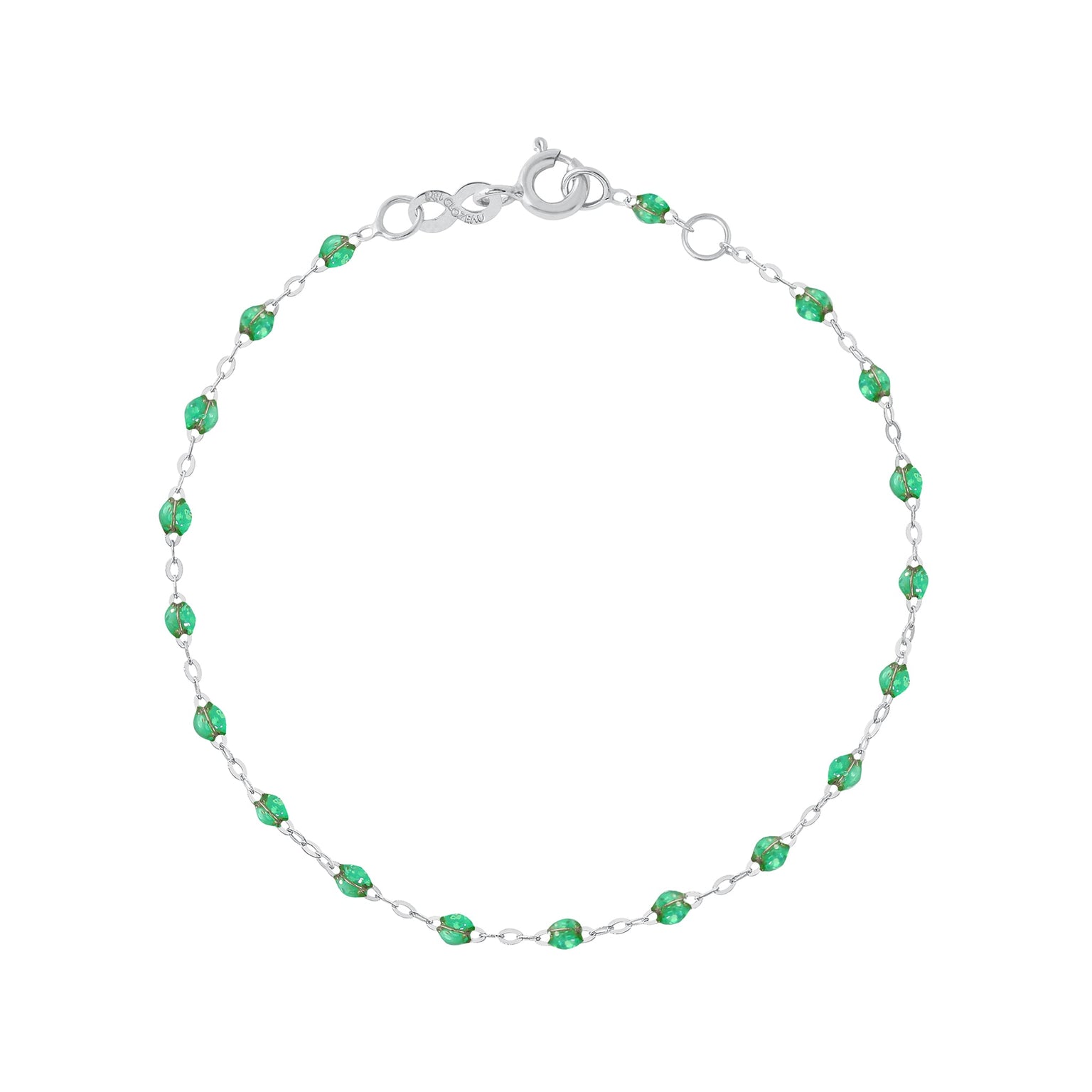 Gigi Clozeau - Classic Gigi Mint Bracelet, White Gold, 6.7"