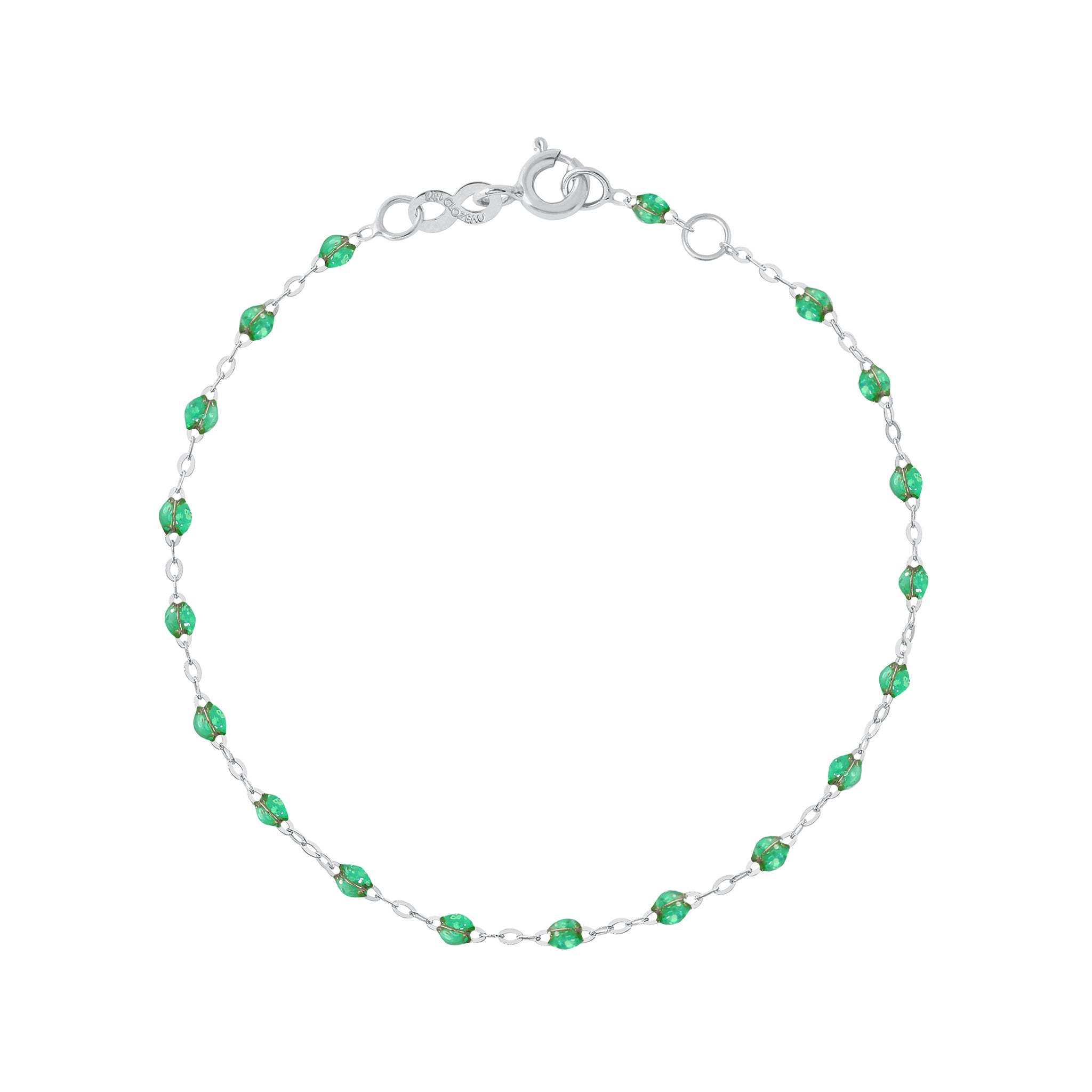 Gigi Clozeau - Classic Gigi Mint Bracelet, White Gold, 7.1"