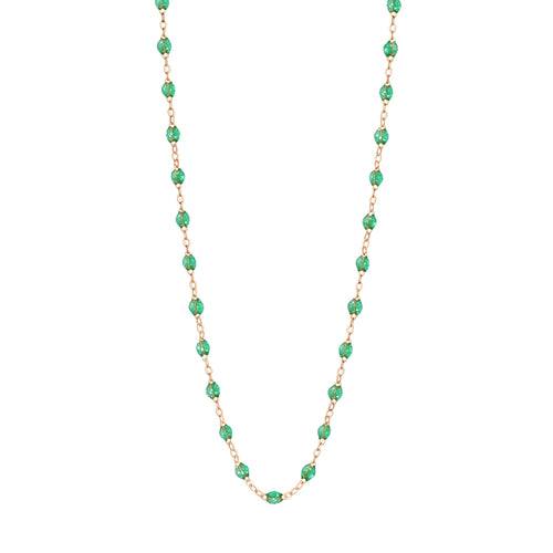 Gigi Clozeau - Classic Gigi Mint Necklace, Rose Gold, 19.7