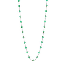 Gigi Clozeau - Classic Gigi Mint Necklace, White Gold, 17.7"
