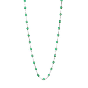 Gigi Clozeau - Classic Gigi Mint Necklace, White Gold, 17.7"